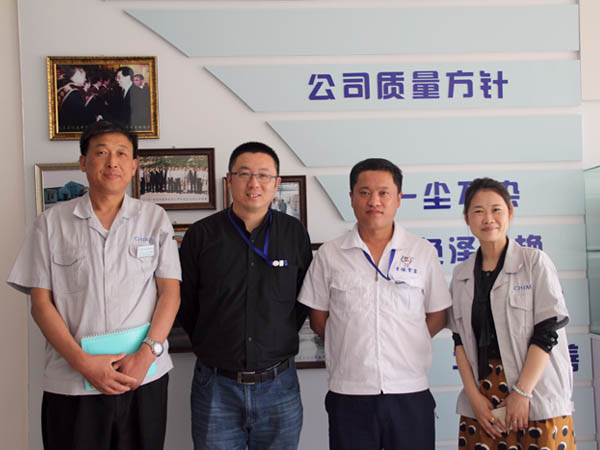 首勝實業(yè)到我司參觀考察