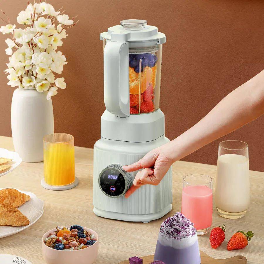 破壁機外殼用食品級染色ABS料，安全放心更實用！